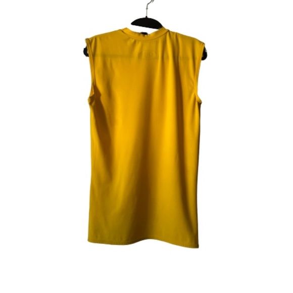 Game Gear Teen Junior LG Yellow Athletic Sleeveless T-shirt Compression Tank Top - Picture 4 of 9